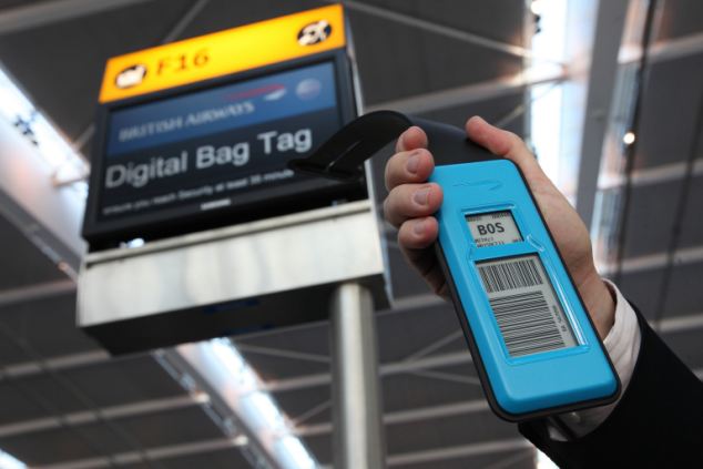 BA digital bag tag