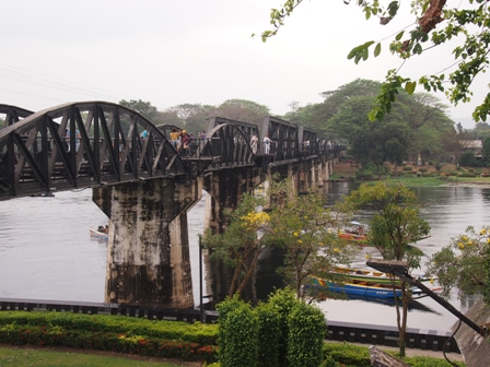 Bridge over the River Kwai at Kanchanaburi