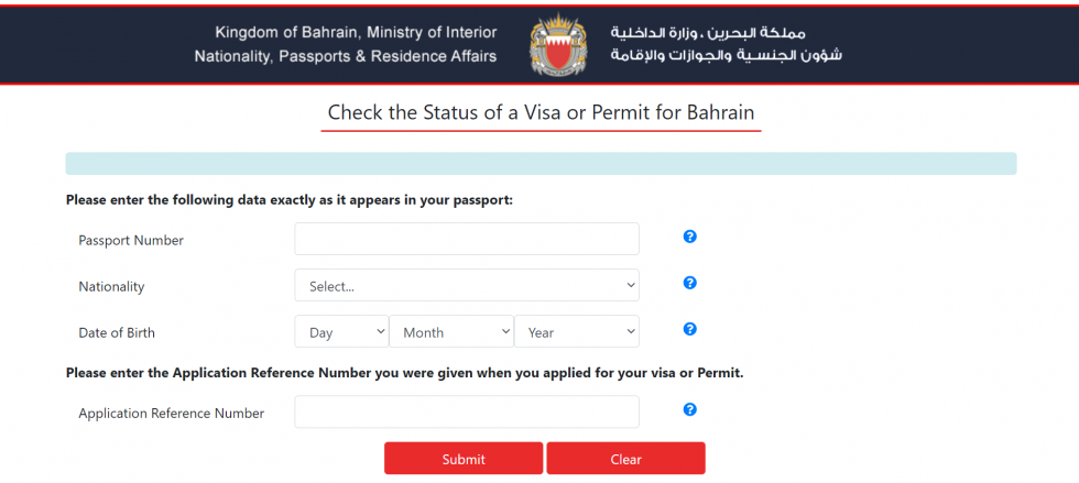 bahrain visit visa extension status