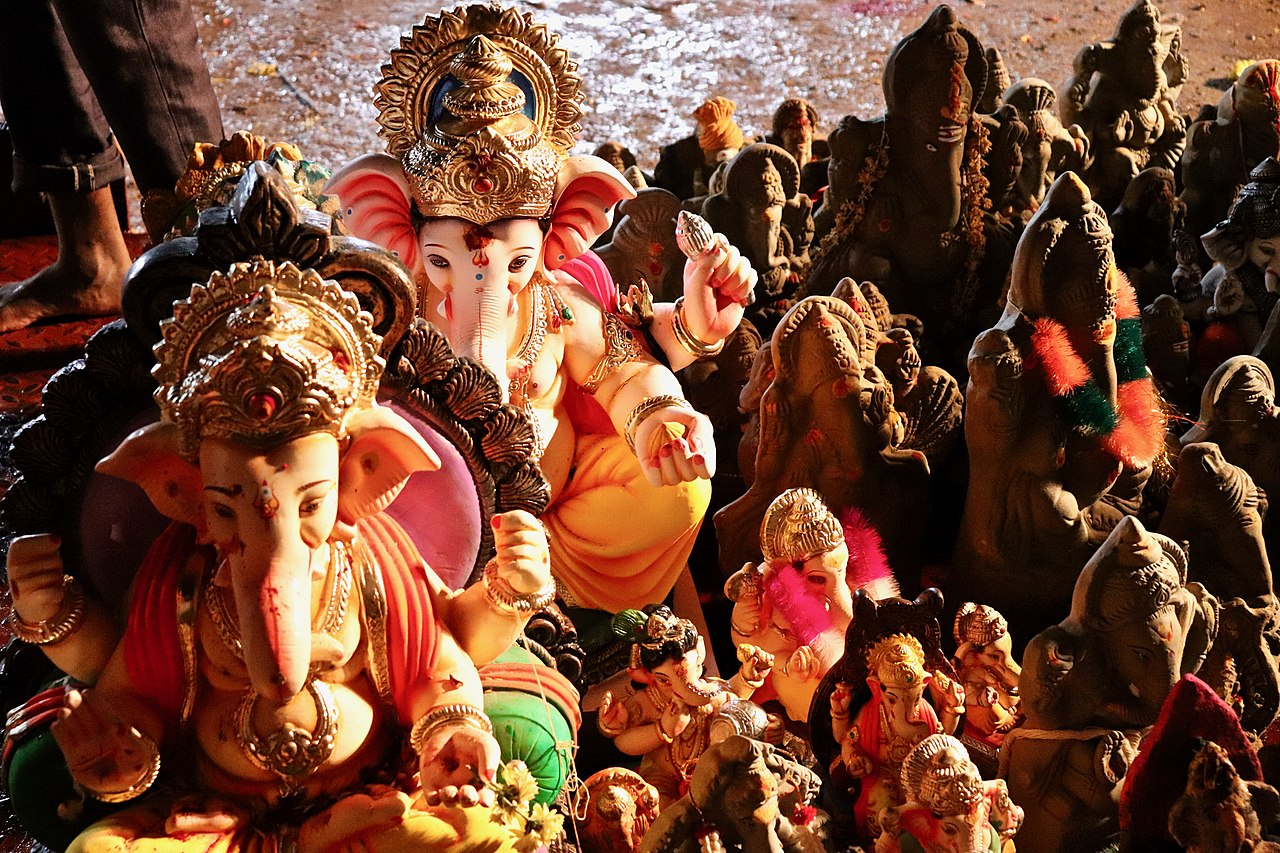 Ganesh Chaturthi Celebration in Hyderabad, India