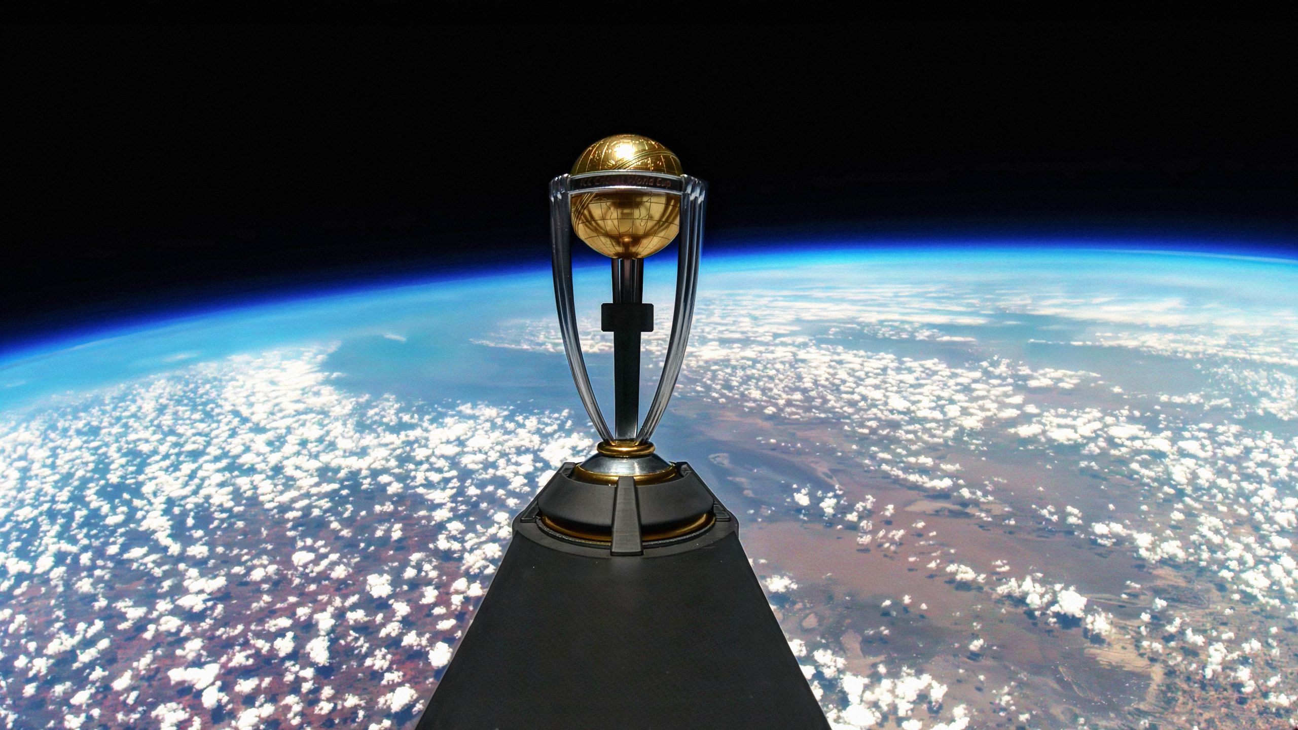 ICC Men S CWC Trophy In Space  Scaled 