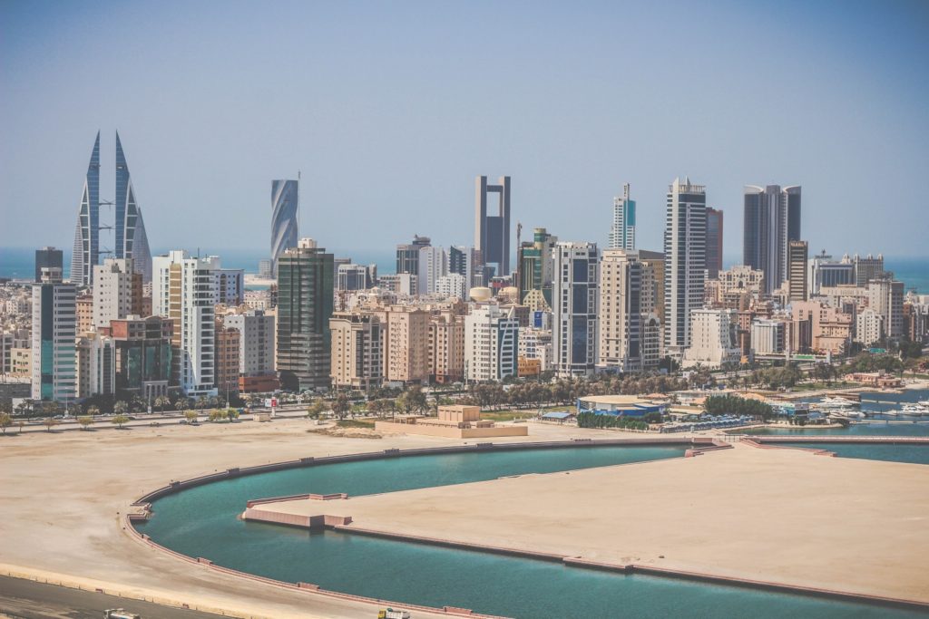 Cityscape in Manama, Bahrain