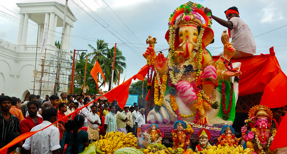 Ganesh Chaturthi Celebration in India with grandeur