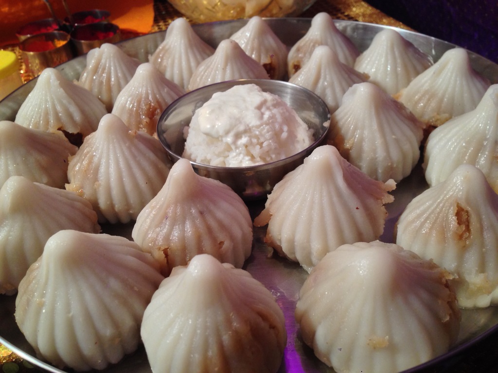 Puneri Ukadiche Modak for Lord Ganesha