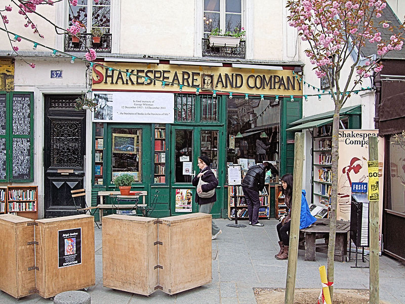 Shakespeare and Company bookshop in Paris, featured in Woody Allen's latest film Midnight in Paris http://www.flickr.com/people/54238124@N00 Jim Linwood