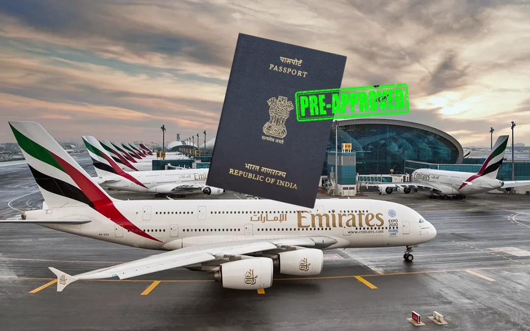 Emirates Airlines Introduces Pre-Approved Visa on Arrival for Indian Passport Holders