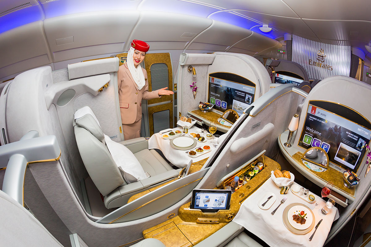 airbus a380 emirates interior first class