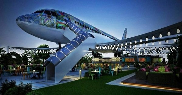 Boarding now – India’s airplane restaurant, on the ground