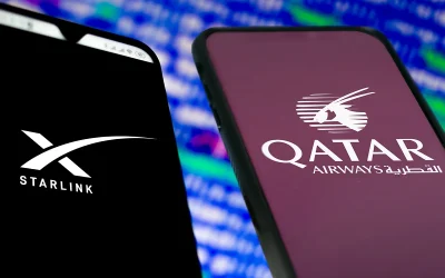 qatar-airways-partnership-with-starlink-inflight-internet-featured