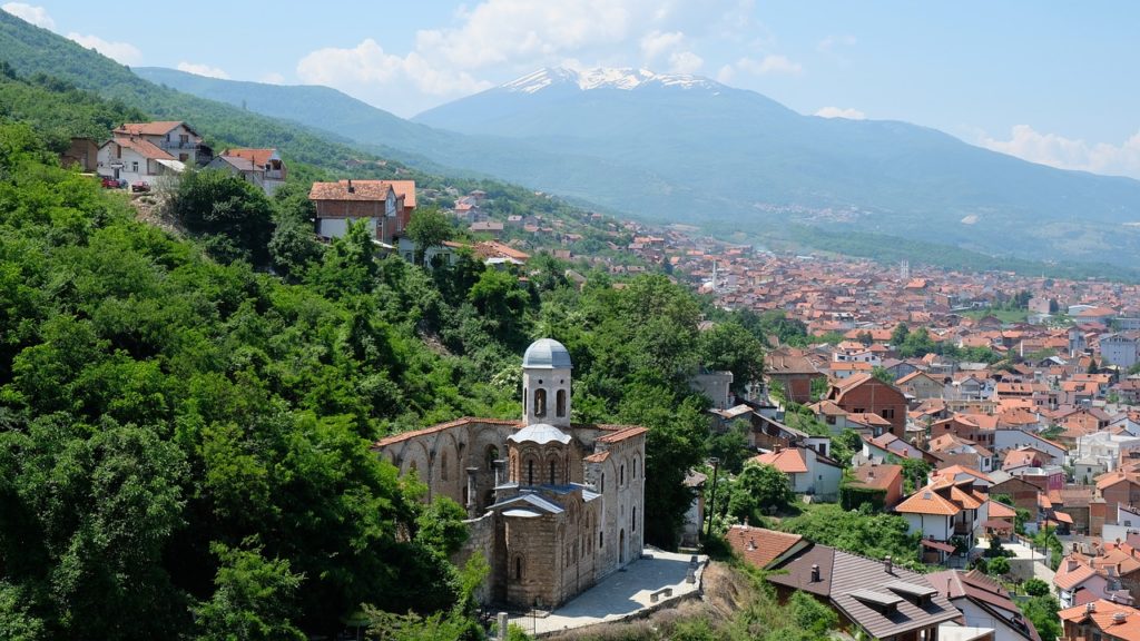 townscape in Kosovo