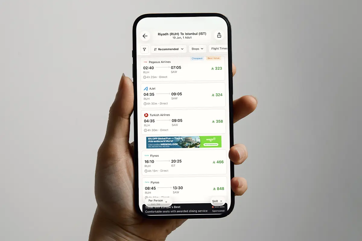Saudi Travelers Always Choose Wego for Cheap Flights and This is Why